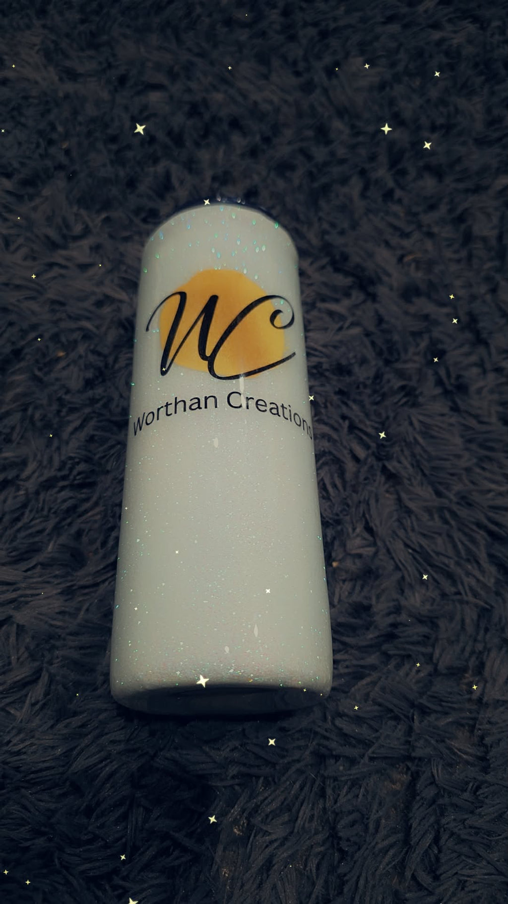 Custom 20oz Epoxy Tumbler | Personalized Glitter Tumbler | Handmade Stainless Steel Cup