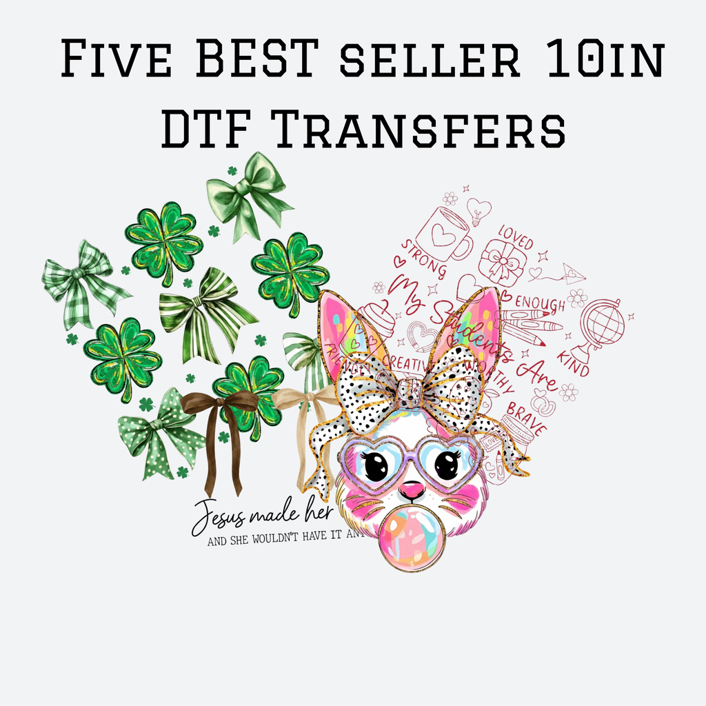 Crafter Essentials Bundle | DTF Transfers & Custom Craft Shirt Worthan Creations