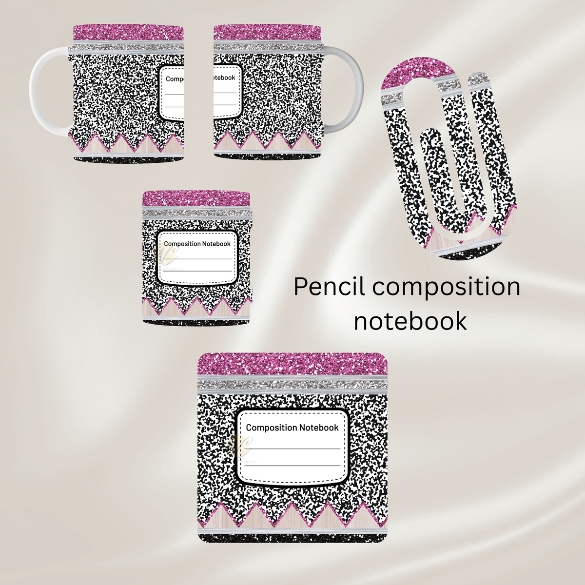 Teacher Appreciation Gift Bundle | Personalized 11oz Mug, Coaster & Giant Paperclip | Custom Teacher Gifts | End of Year Teacher Gift Idea
