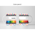 Personalized Teacher Mug 11oz | Custom Teacher Appreciation Gift | End of Year Teacher Gift | Cute Teacher Coffee Mug