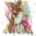 Christian Easter Shirt Transfer | Jesus Cross Faith Heat Press Design Worthan Creations