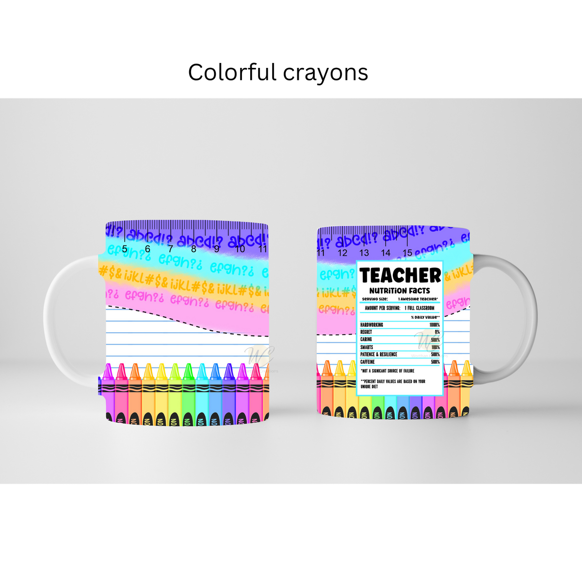 Personalized Teacher Mug 11oz | Custom Teacher Appreciation Gift | End of Year Teacher Gift | Cute Teacher Coffee Mug