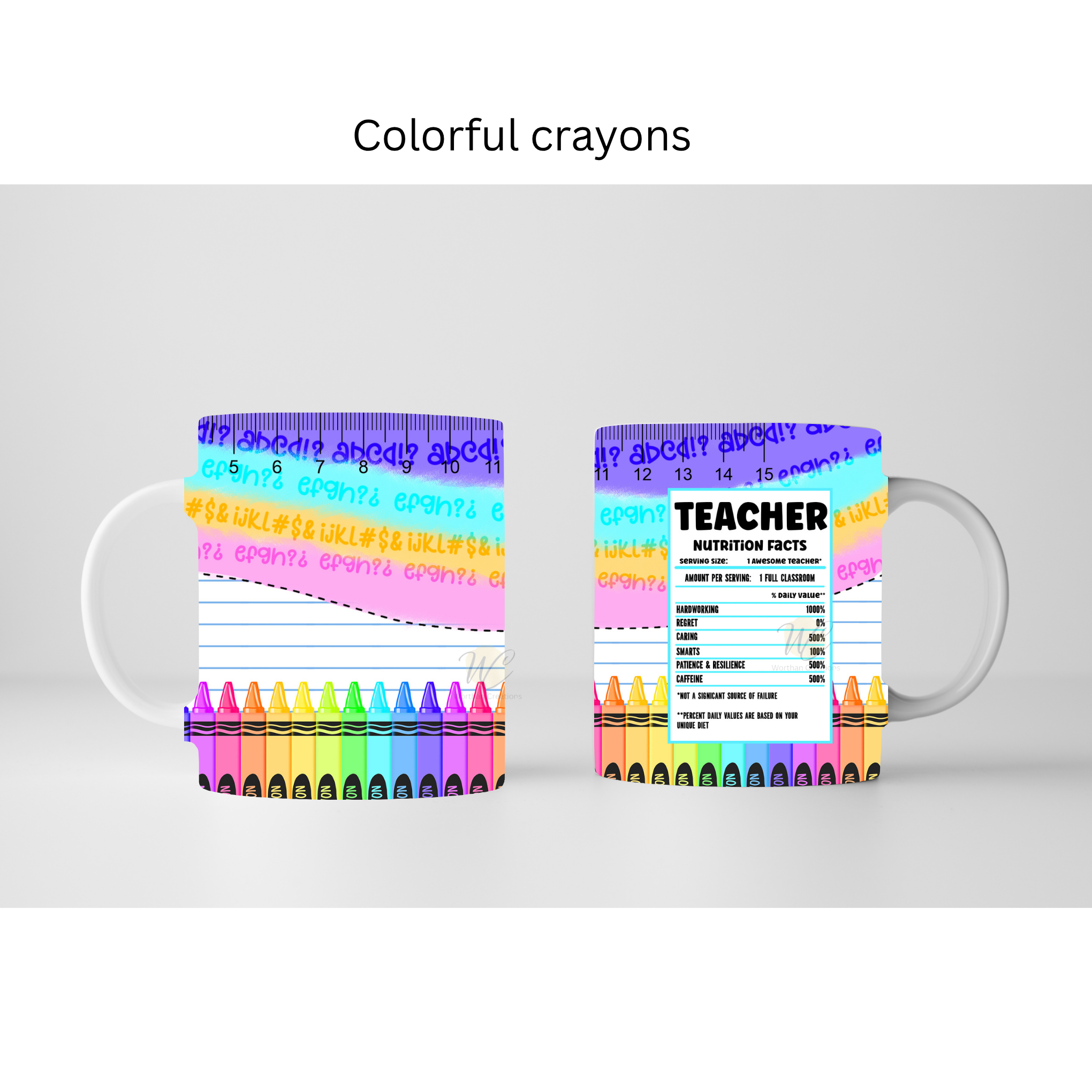 Personalized Teacher Mug 11oz | Custom Teacher Appreciation Gift | End of Year Teacher Gift | Cute Teacher Coffee Mug
