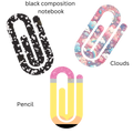 Jumbo Decorative Paperclips | Giant 4x2 Inch Paper Clips for Teachers, Planners & Office | Cute Desk Accessories | Bookmark Clips