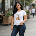 Fueled by caffeine and chaos t-shirt with skeleton coffee design, funny mom life shirt, trendy graphic tee for coffee lovers