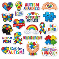 Autism Awareness Sticker Pack | Neurodiversity Stickers | Waterproof Vinyl Stickers | Mental Health & Inclusion Stickers
