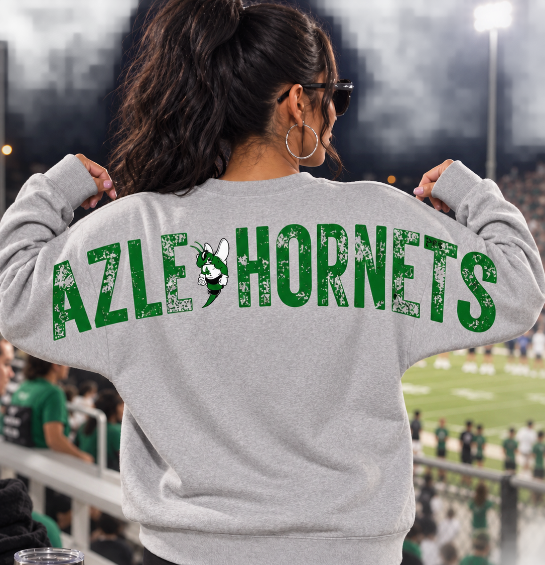 Personalized Adult Oversized Back Text Sweatshirt– Custom Shoulder-to-Shoulder Lettering Sweatshirt