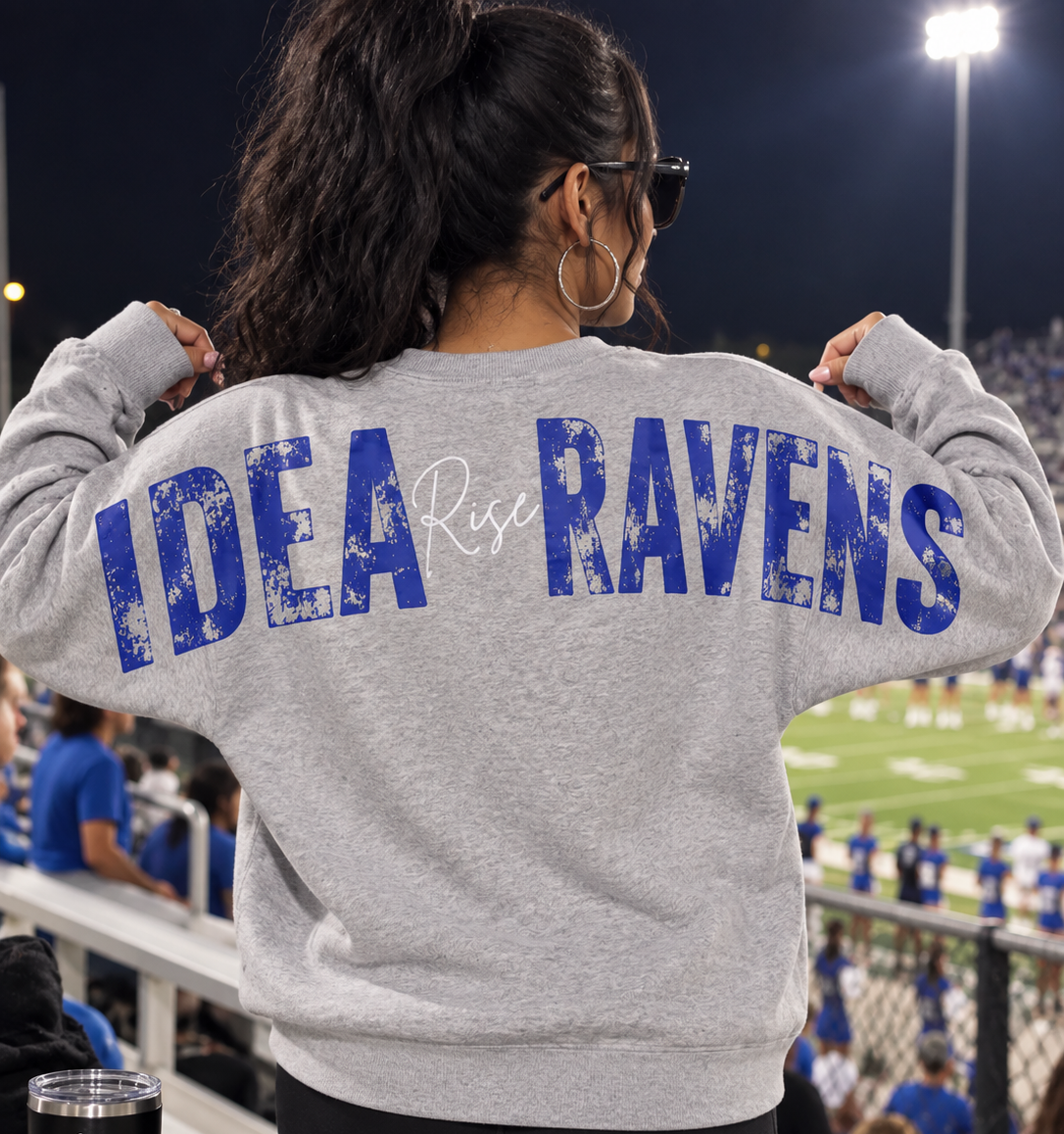 Personalized Adult Oversized Back Text Sweatshirt– Custom Shoulder-to-Shoulder Lettering Sweatshirt